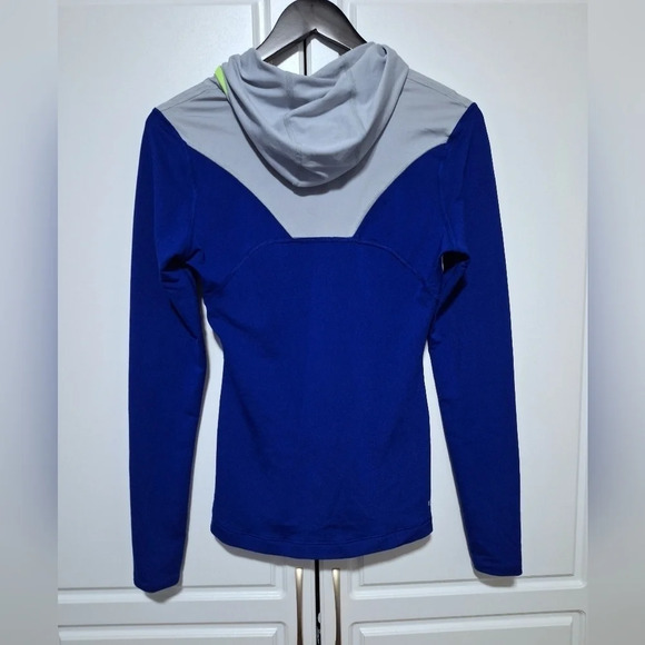 Nike Dri-Fit Womens Pull Over Hoodie Longsleeve Athletic Sporty Bodycon Stretch - Picture 5 of 12